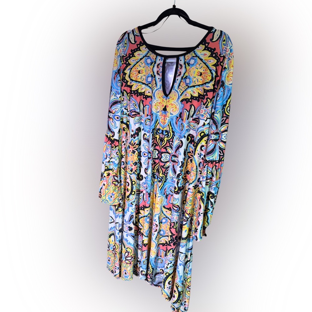 Haani Light Blue Long-Sleeve Dress